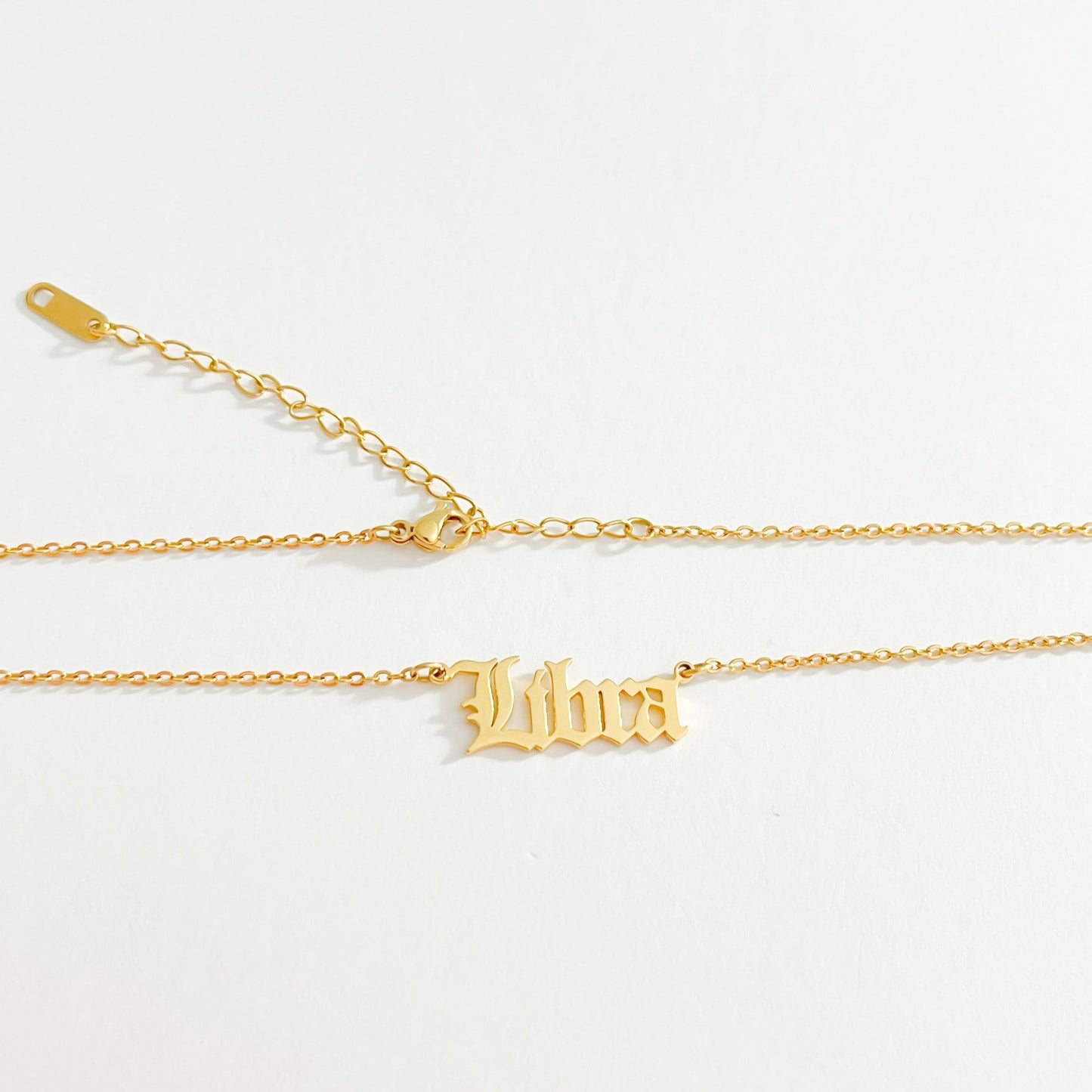 THE OLD ENGLISH ZODIAC NECKLACE