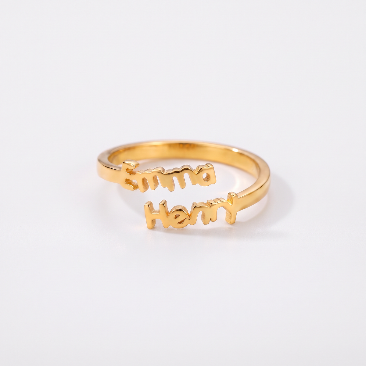 AMORA PERSONALIZED NAME RING - ROSOKI