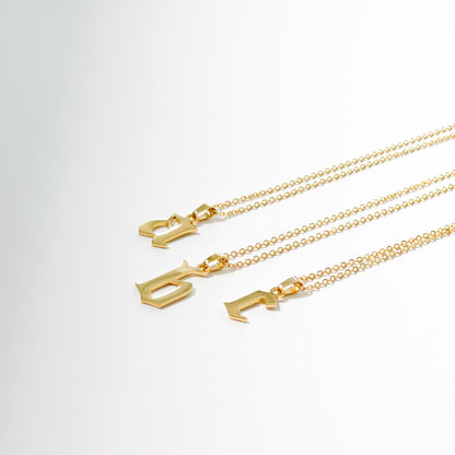 LOWER CASE INITIAL NECKLACE